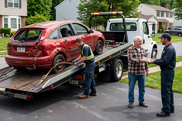 Salvage Car Pick Up in Kansas City, MO