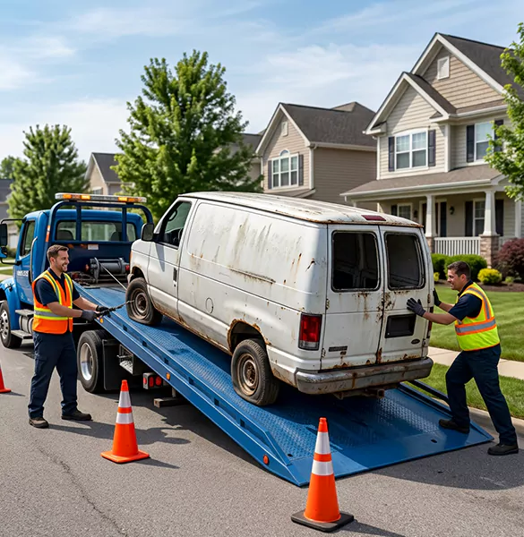 Trusted junk van removal service in Kansas City, MO