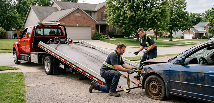 Wrecked Car Towing in Kansas City