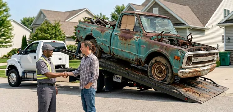 Non-Running Junk Truck Removal in Kansas City