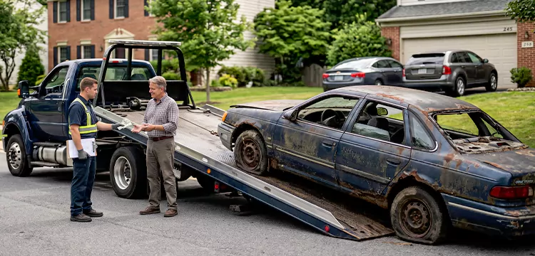 Old Junk Car Removal in Kansas City