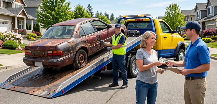 Water-Damaged Scrap Car Removal in Kansas City